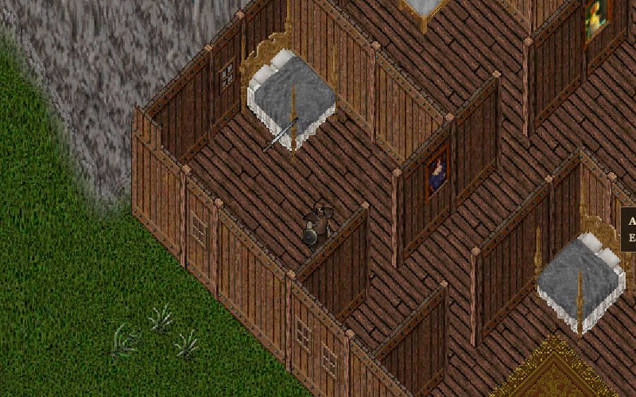 Things set out in an inn room