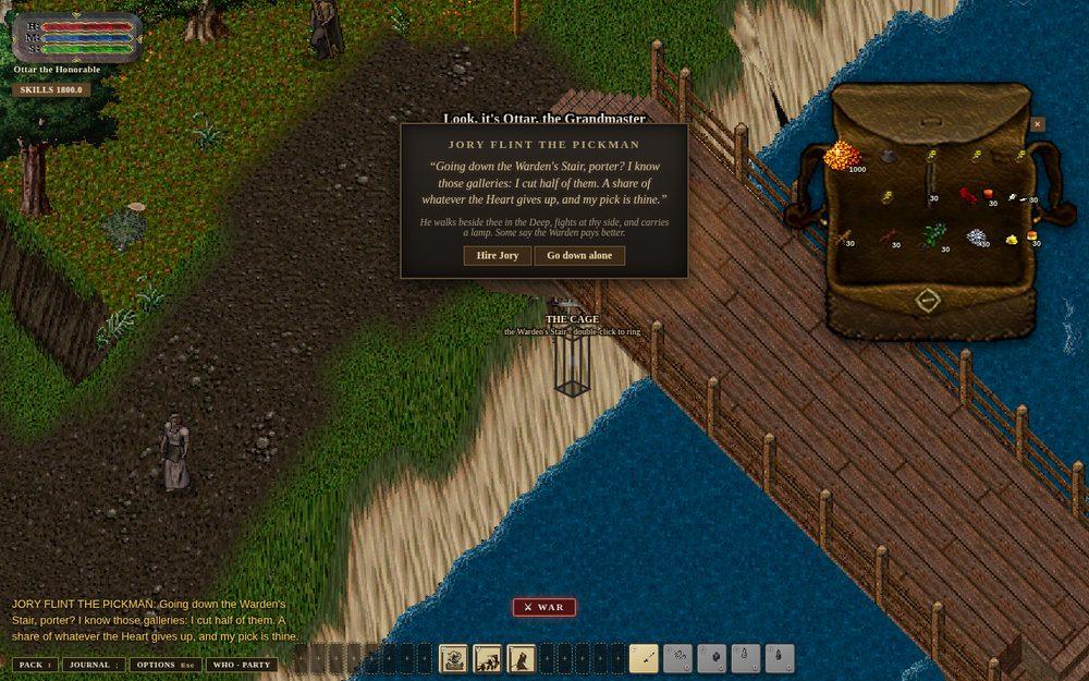 The Adit and the Cage, in the game