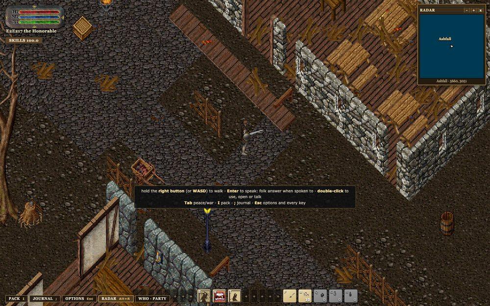 Ashfall, in the game