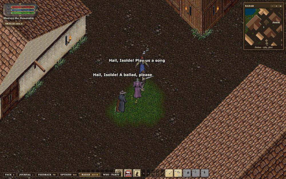 Jhelom, Skara Brae and Magincia, in the game