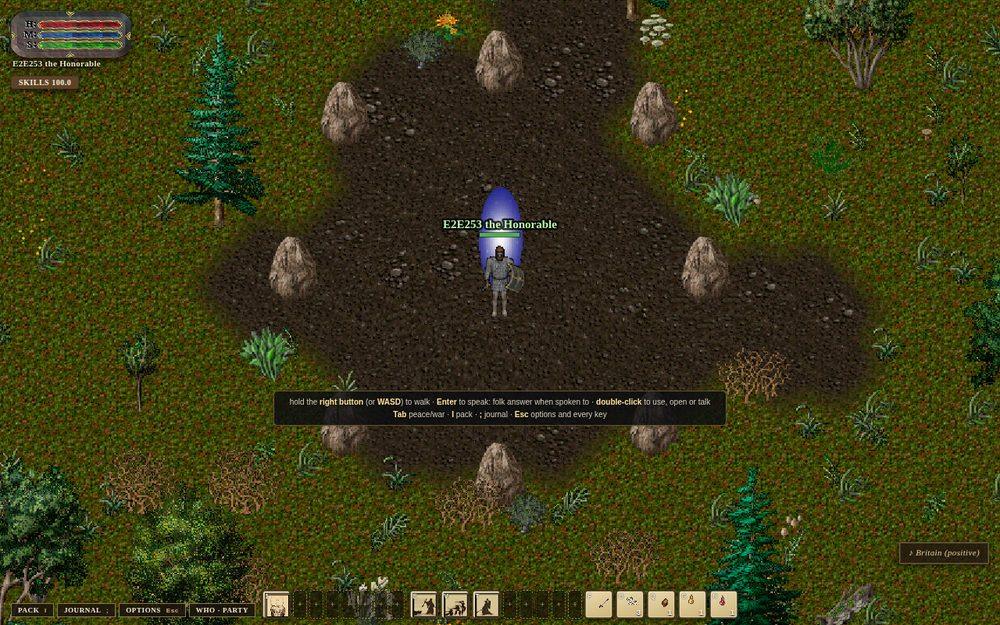 Yew, in the game